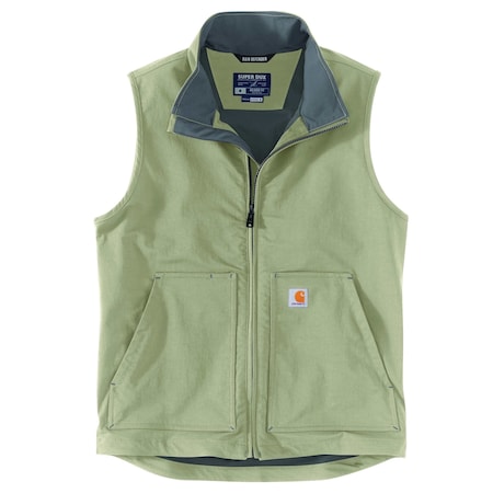 Carhartt Men's OV5535 M Super DuxRlxdFtLW Vest 2XL TLL Non-Insulated Relaxed Greige OV5535-M / 105535-E002XLTLL